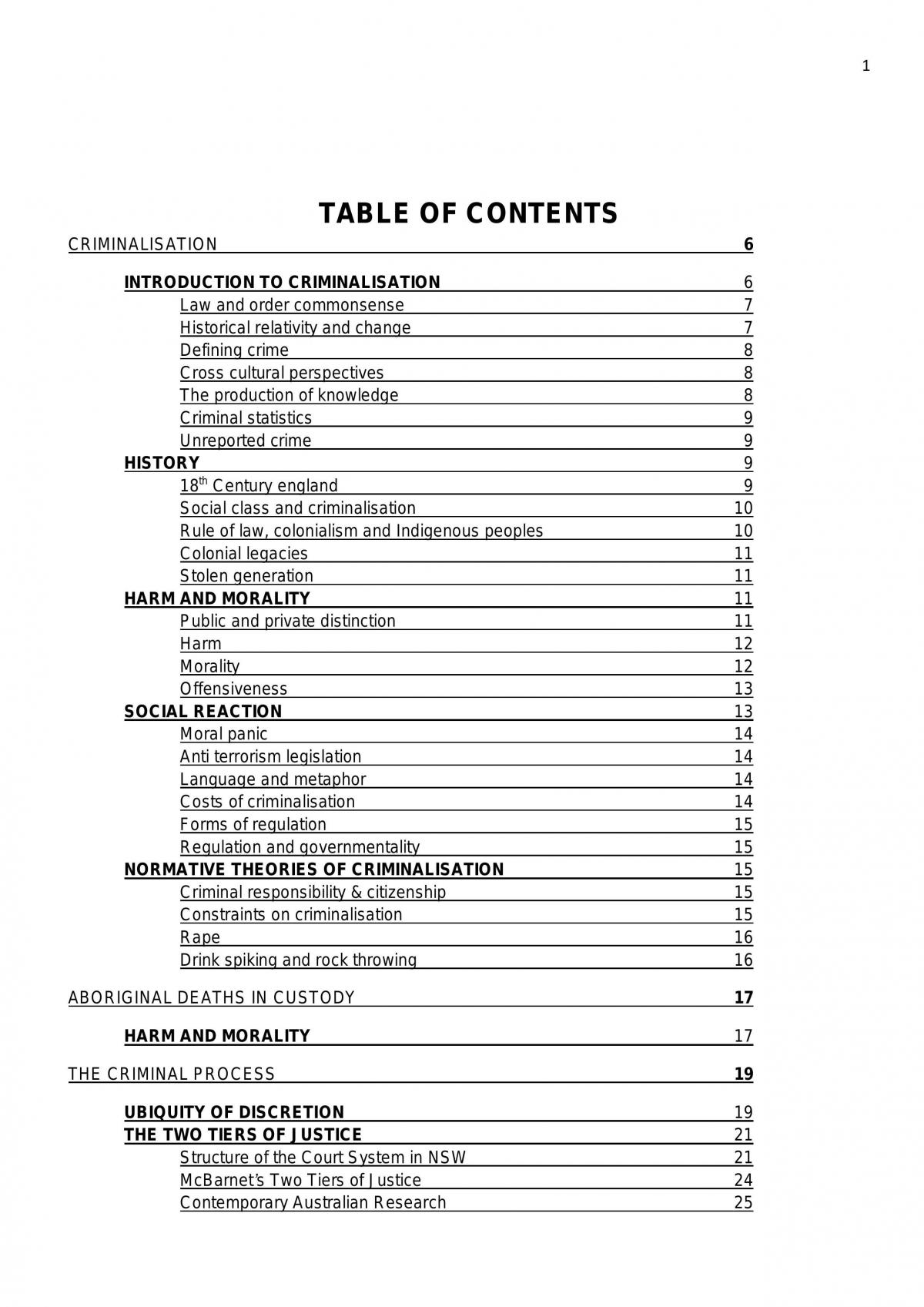 LAWS1021 Reading + Class Notes - Page 1