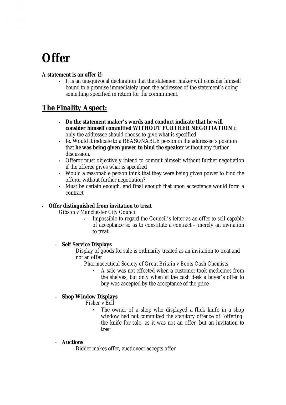 Offer Notes - Page 1