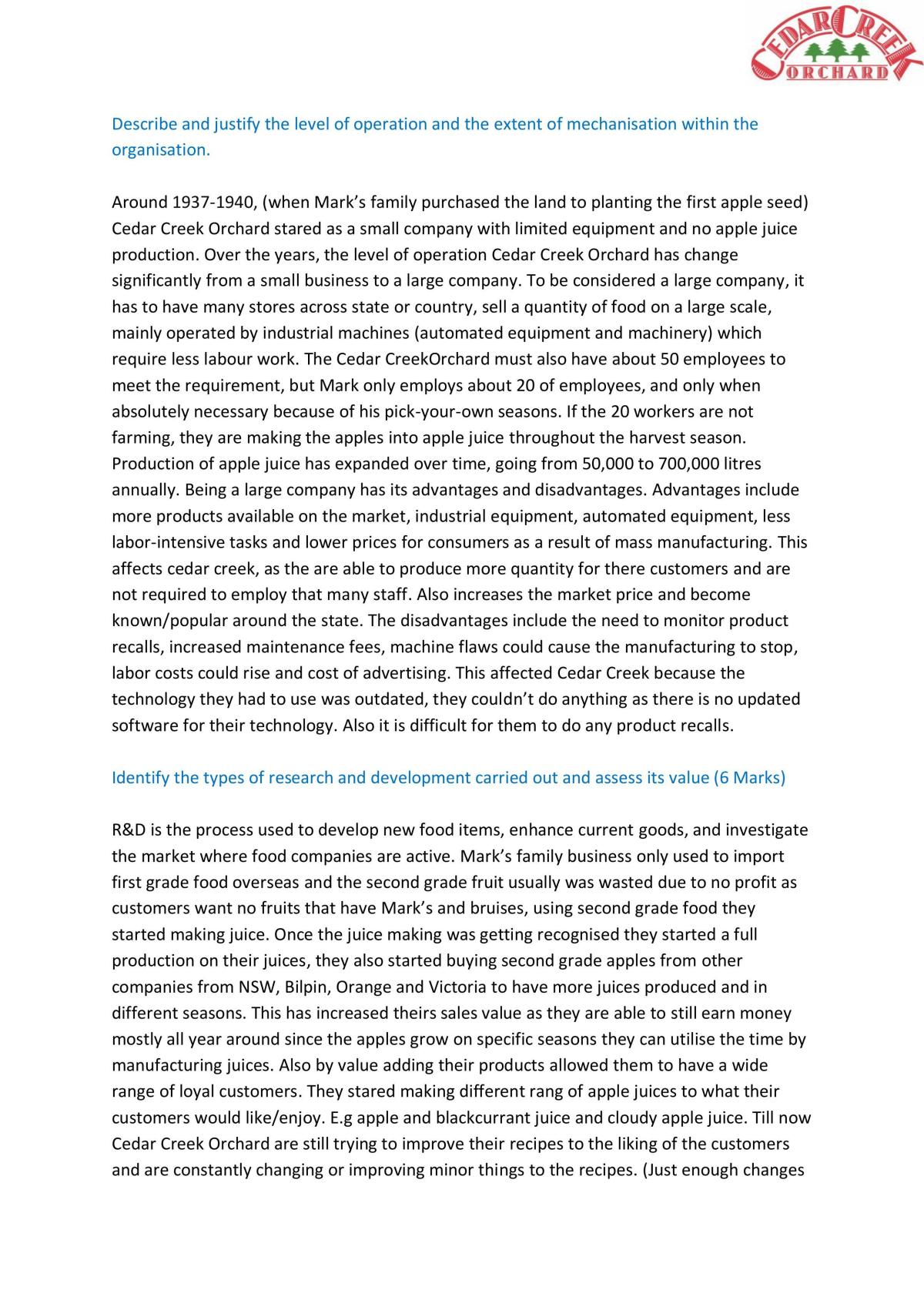 AFI assessment  - Page 1