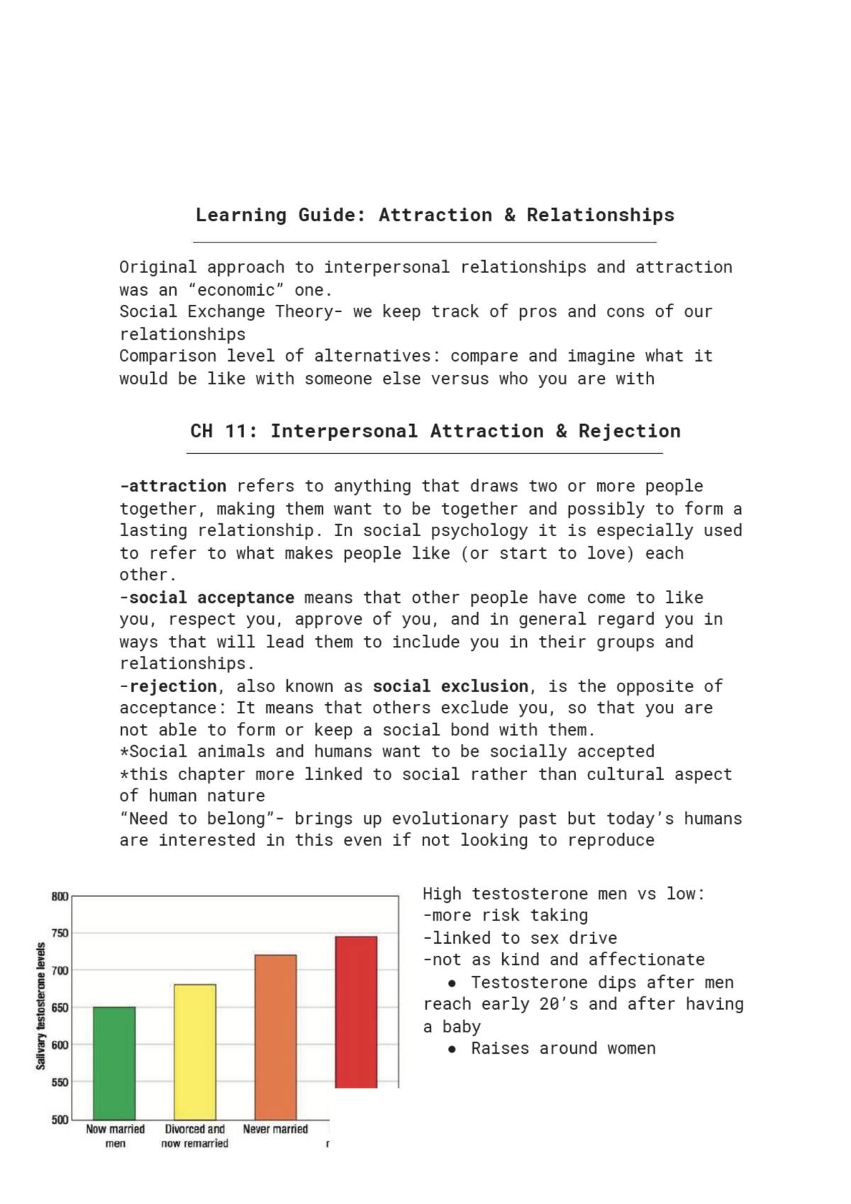Learning Guide: Attraction and Relationships - Page 1