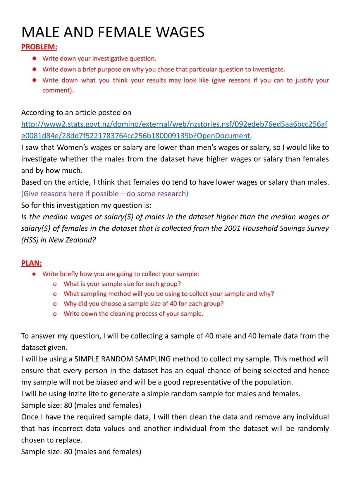 Level 2 Stats1: AS19264 Inferences Internal  - Page 1