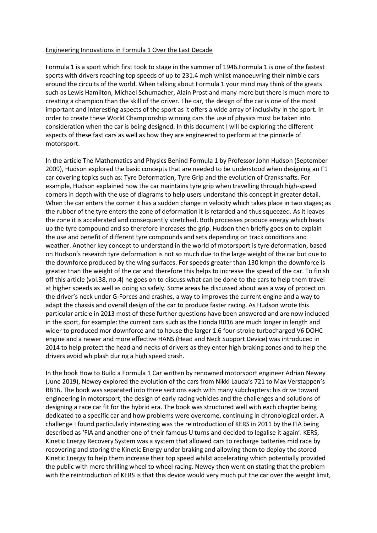 Engineering innovations in Formula 1 over the last decade - Page 1