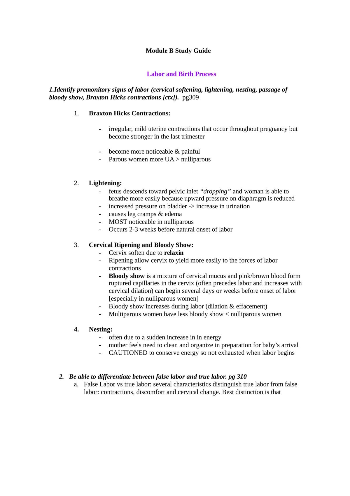 Module B Study Guide - Page 1