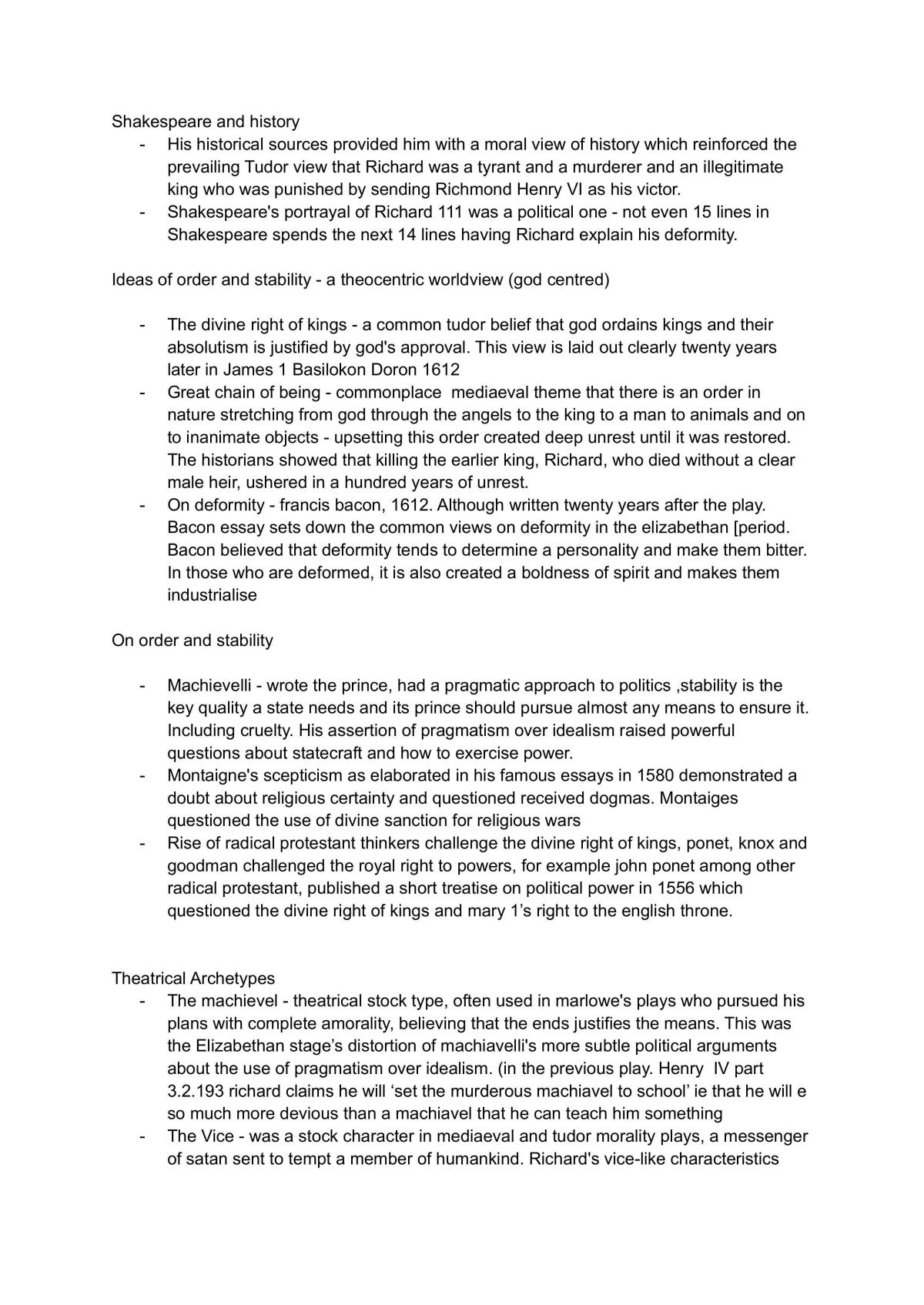 King Richard Study Notes  - Page 2