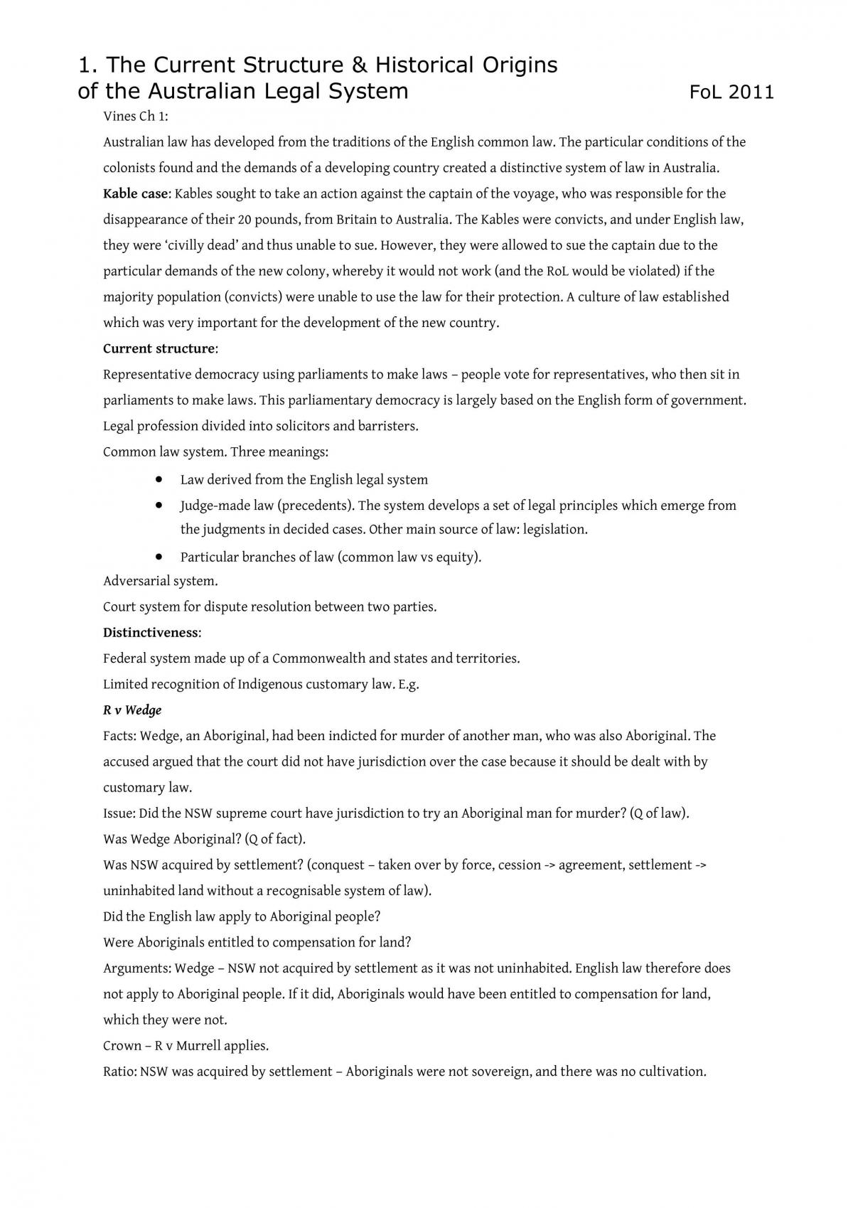 Comprehensive Notes  - Page 1