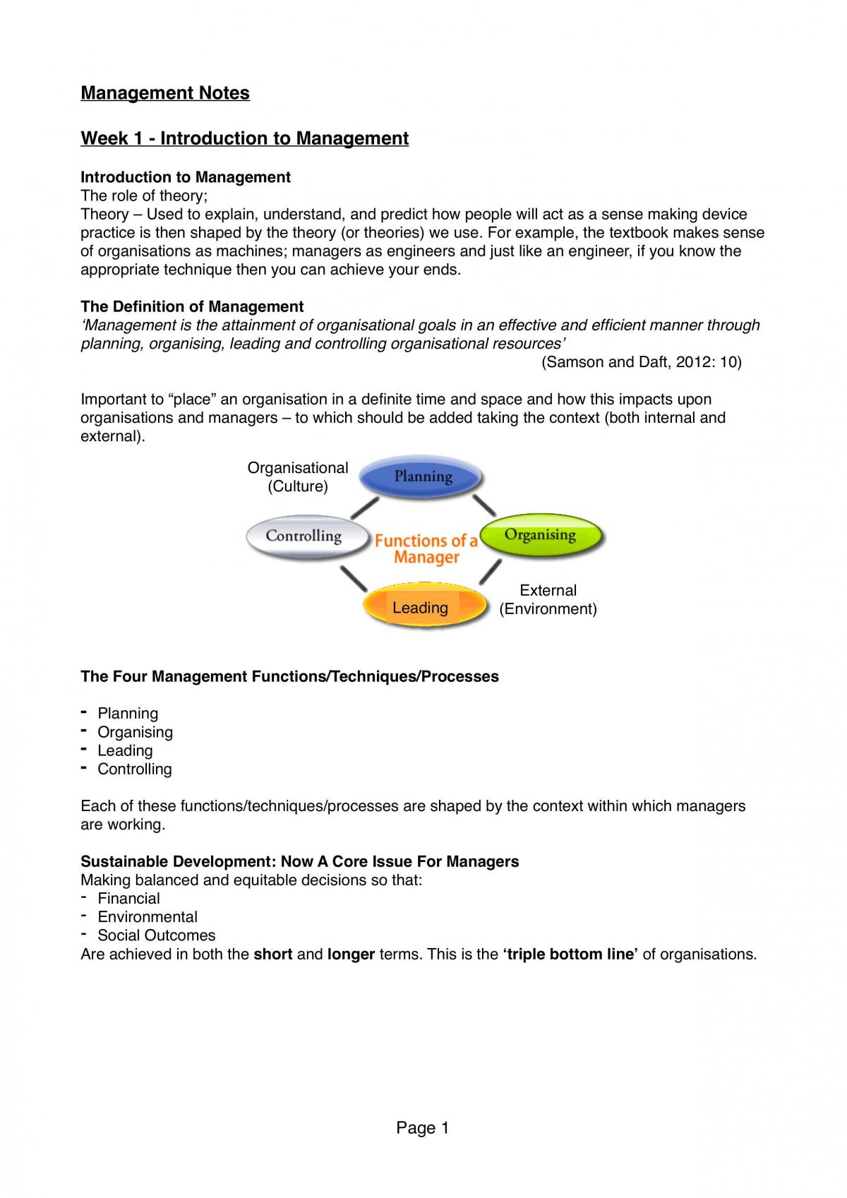 Management 2015 Notes - Page 1