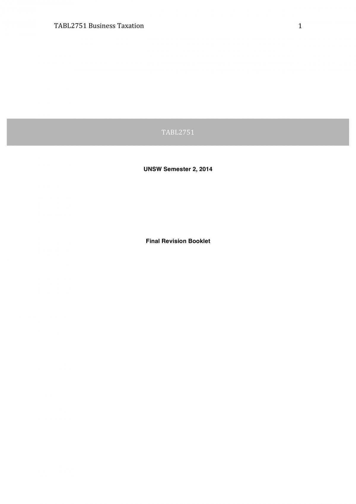 Complete study notes - Page 1