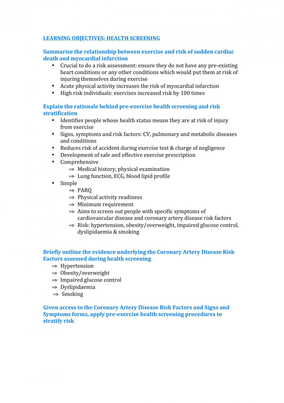 Fundamentals of Exercise Science  - Page 1