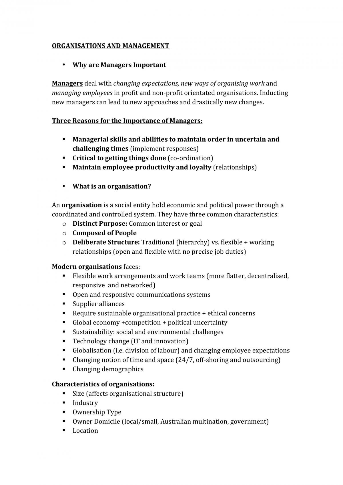 MGMT notes - Page 1