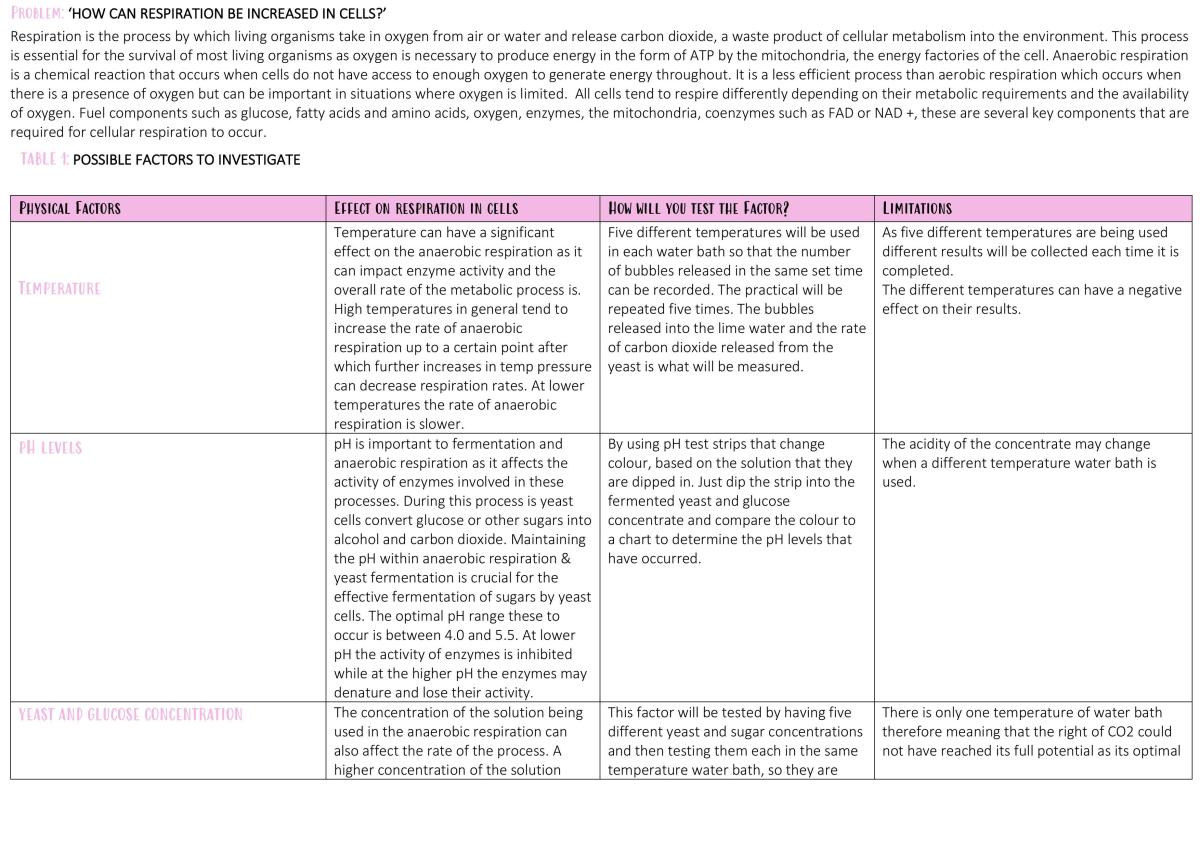 Deconstruct on Respiration In Cells - Page 1