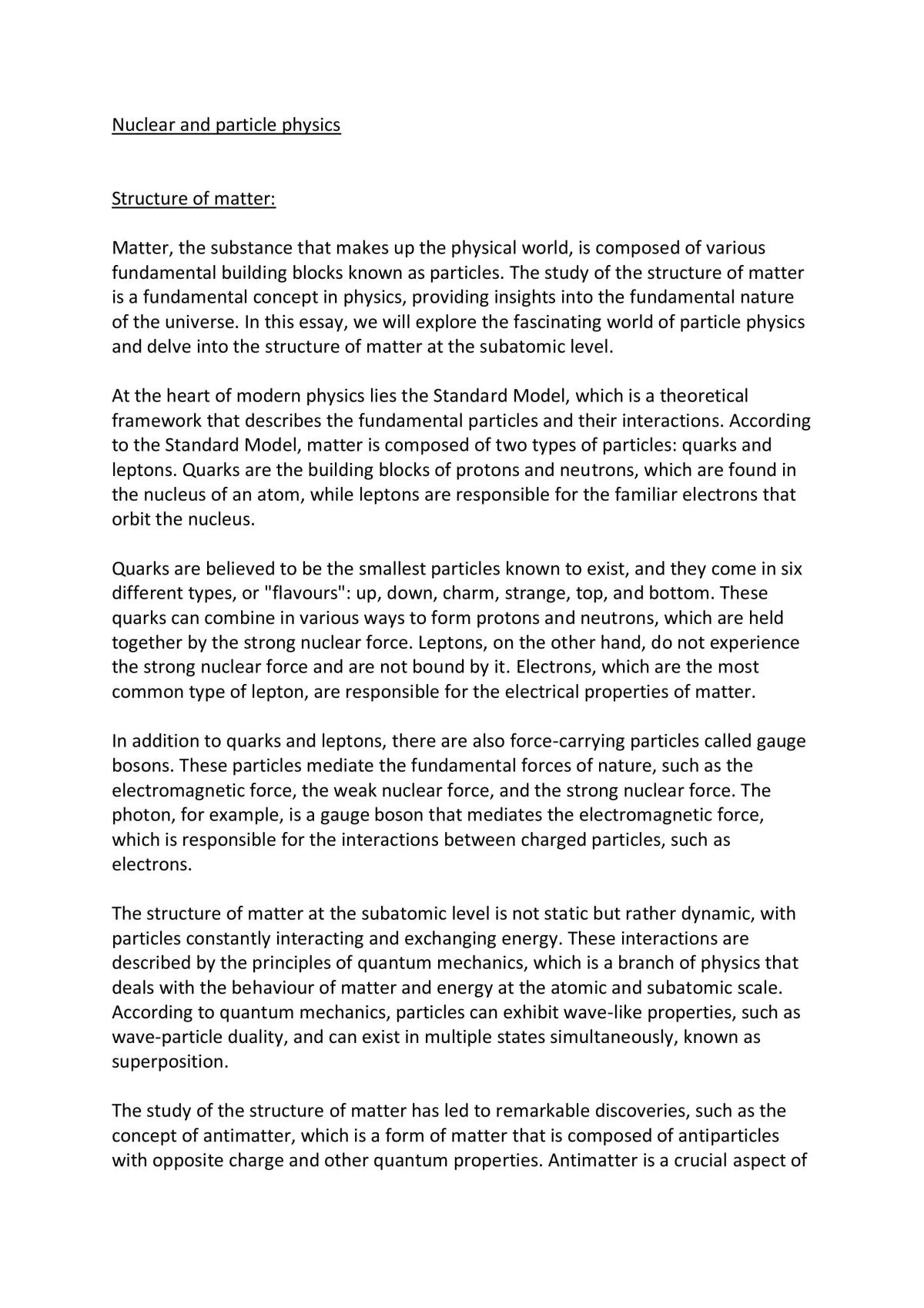 Nuclear and particle physics - Page 1