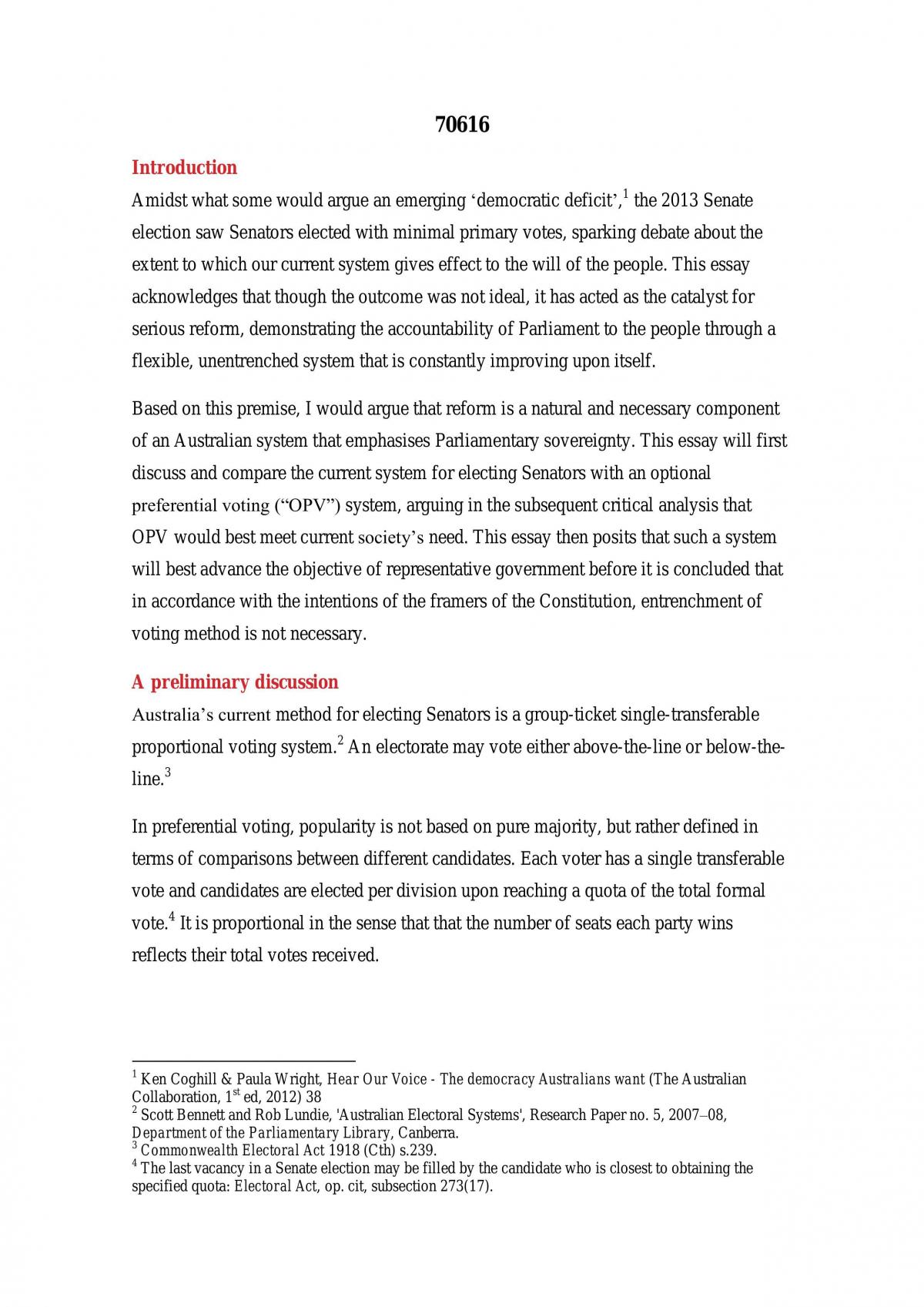 Constitutional Law Assignment 2014 - Page 1