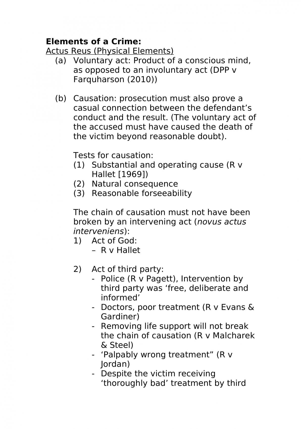 Unit Study Notes - Page 1