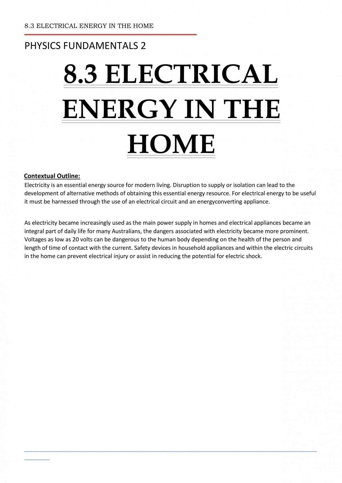 First Year Physics Fundamentals 2 - Page 1