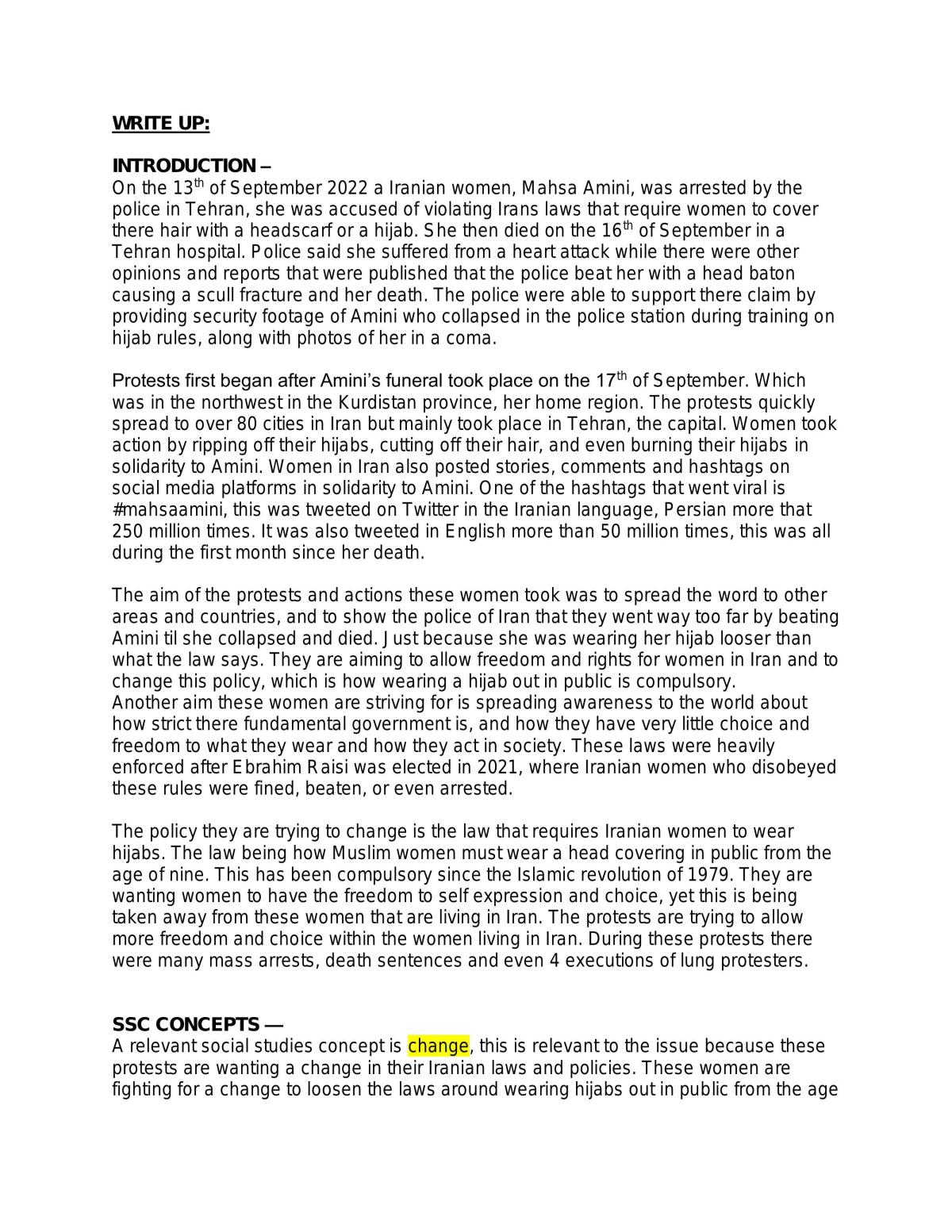 Examine a social action 2023 - Page 1