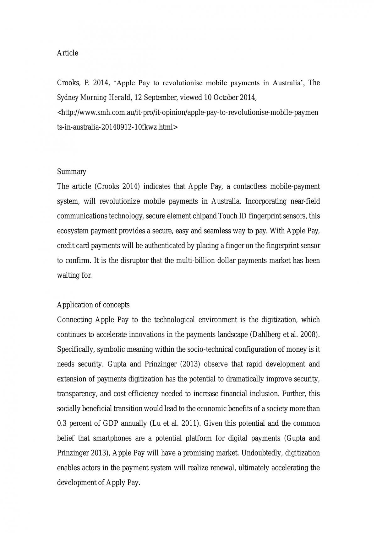 BUSS1002 MSA3 - Page 1