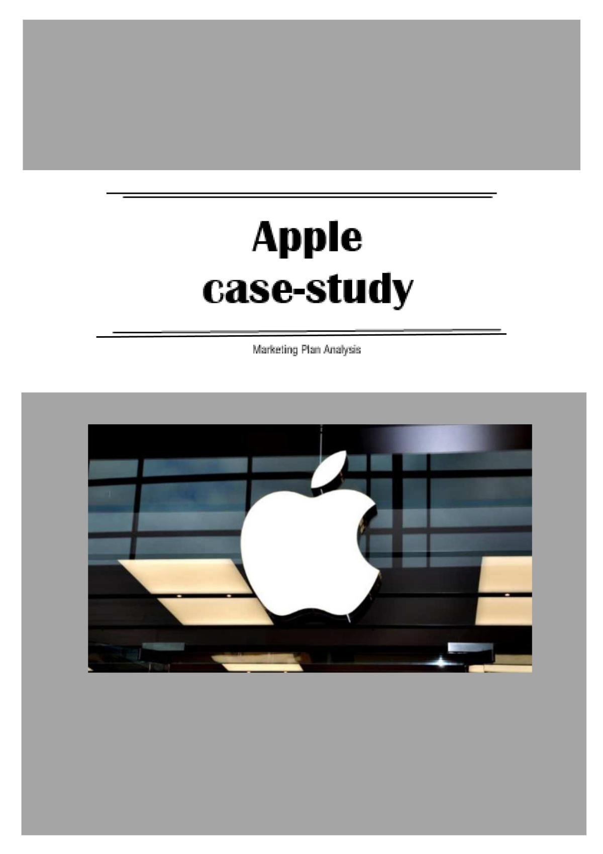 apple case study hsc