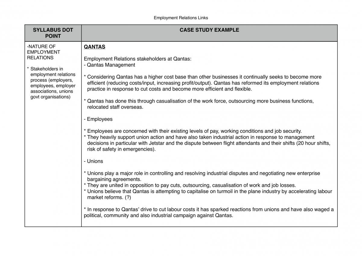 Legal Studies Case Studies  - Page 1
