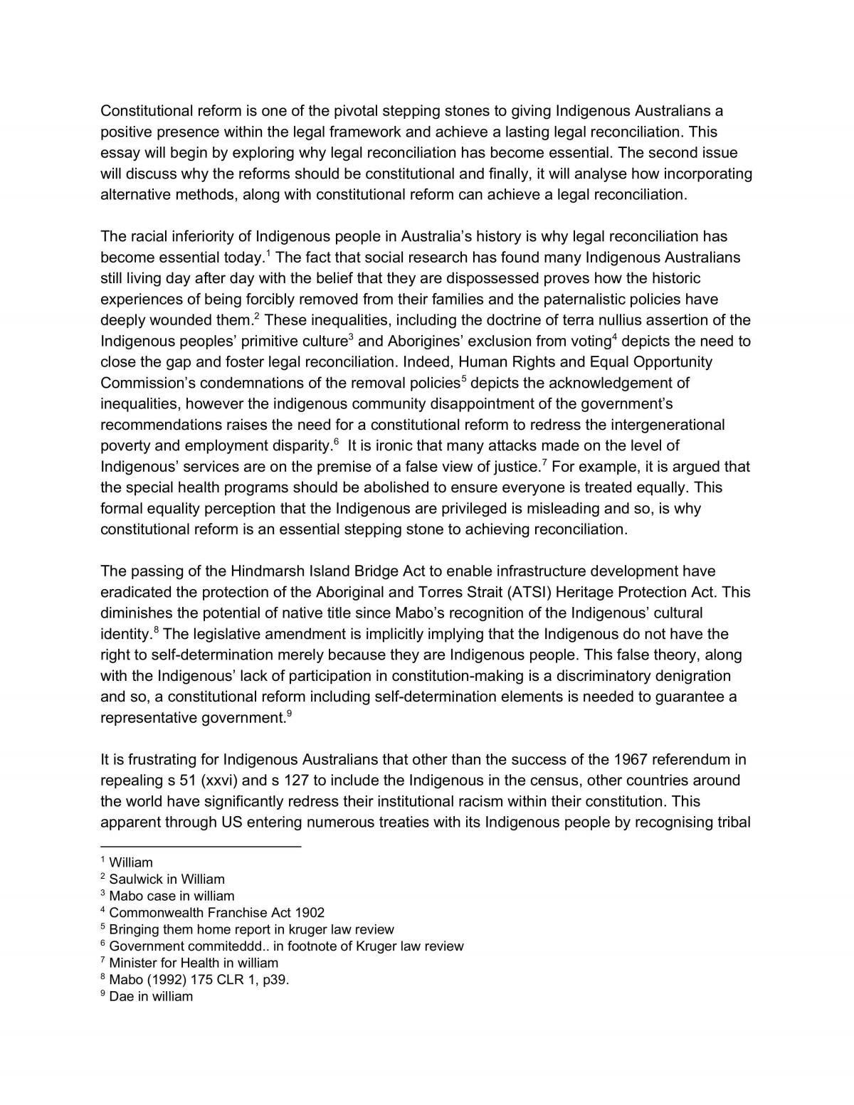 Mid Semester Essay - Page 1