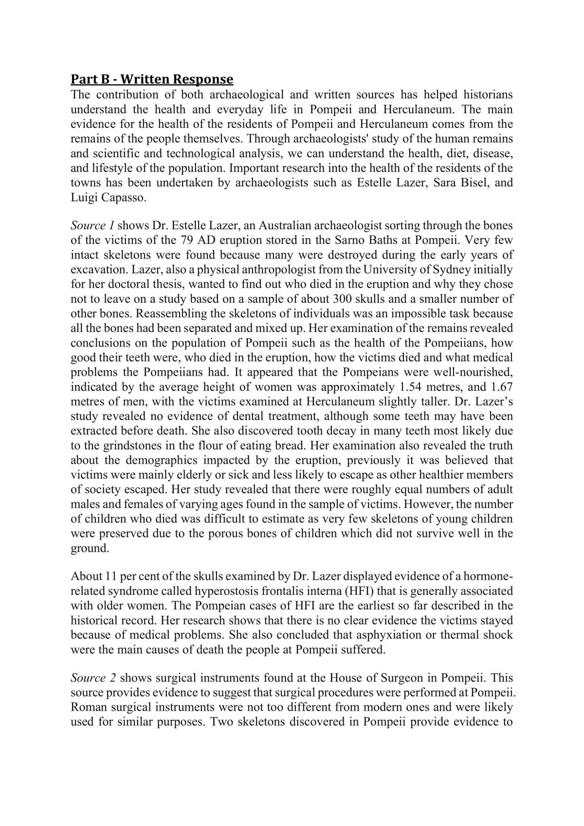 Pompeii and Herculaneum assignment - Page 9