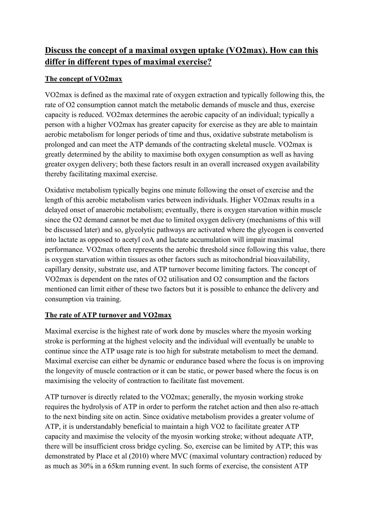 Maximal exercise and regulation of the sarcomere structure  - Page 1