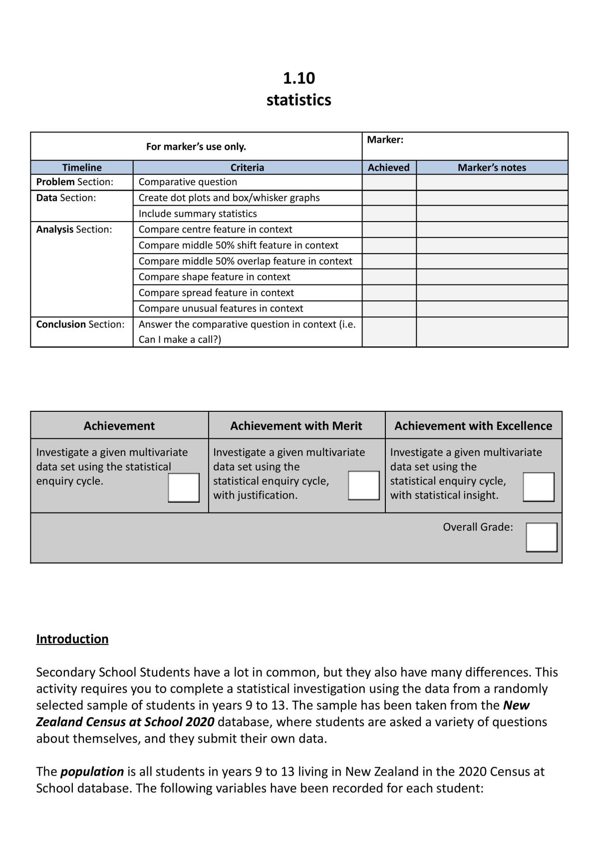 1.10 Statistics Internal  - Page 1