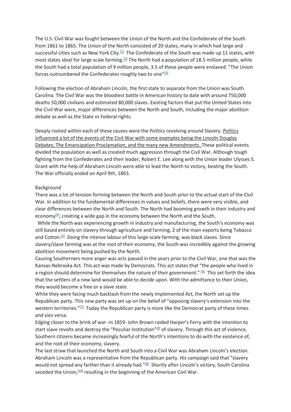 American Civil War - Page 1