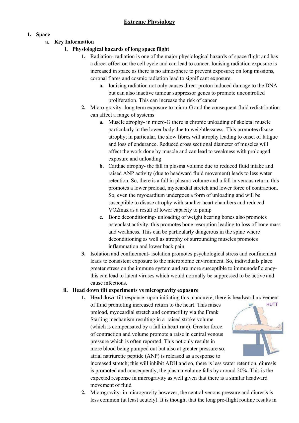 Full Extreme Physiology Notes - Page 1