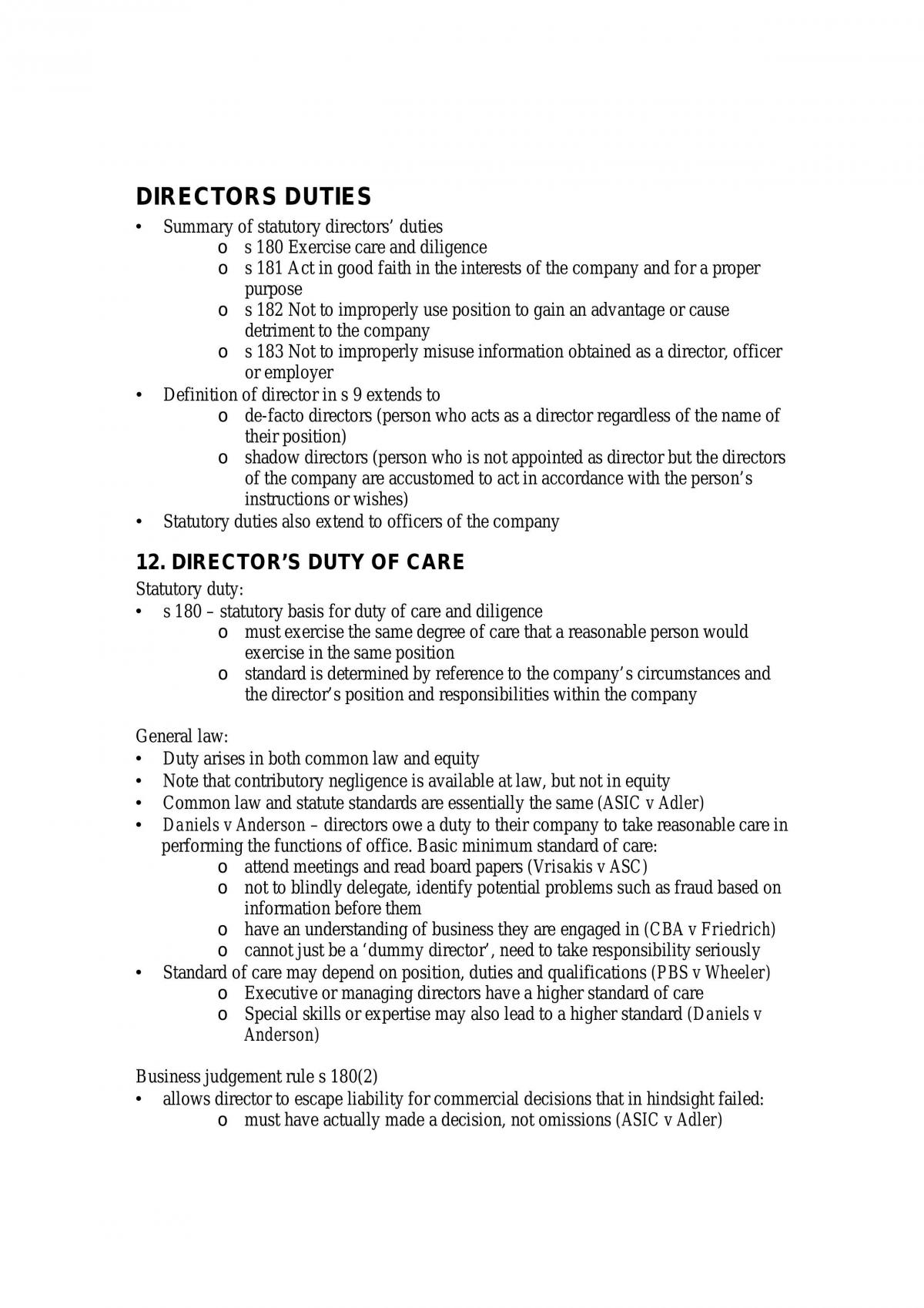 Brief Notes For The Second Half Of Ba1. - Page 1