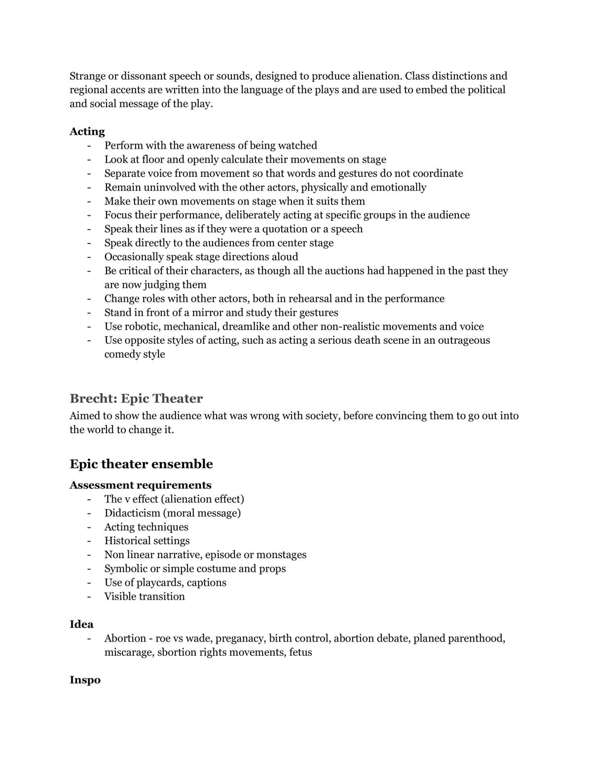 Drama - Preliminary Notes - Page 3