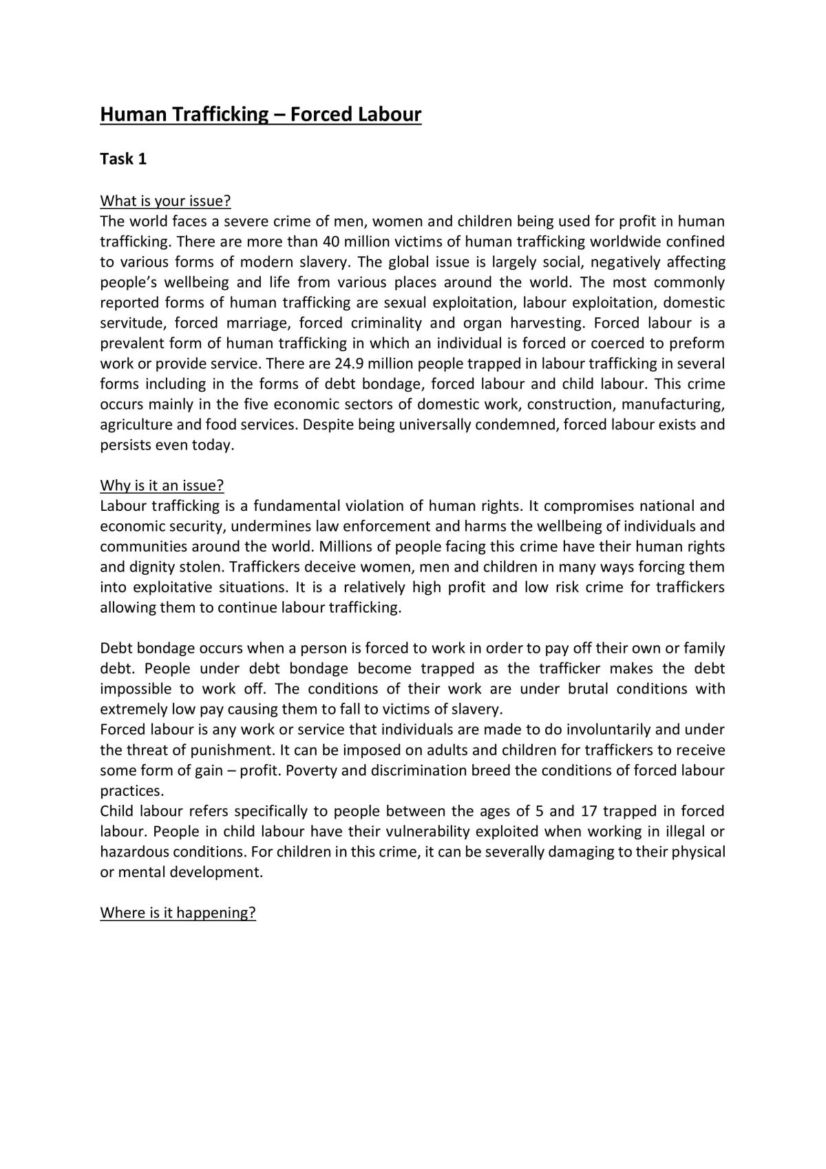 Level 3 Human Trafficking Internal - Page 1