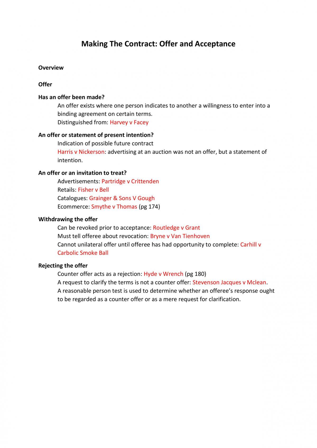 BTF1010 - Notes Summmary - Page 1