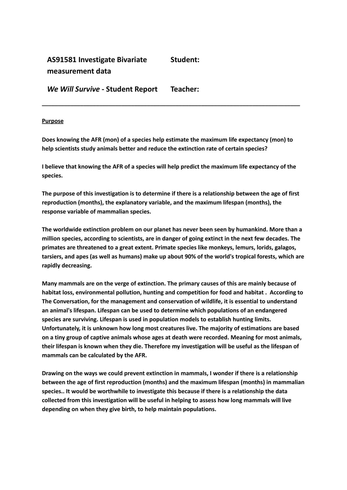 Mathematics and Statistics 3.9, AS91581 - Page 1