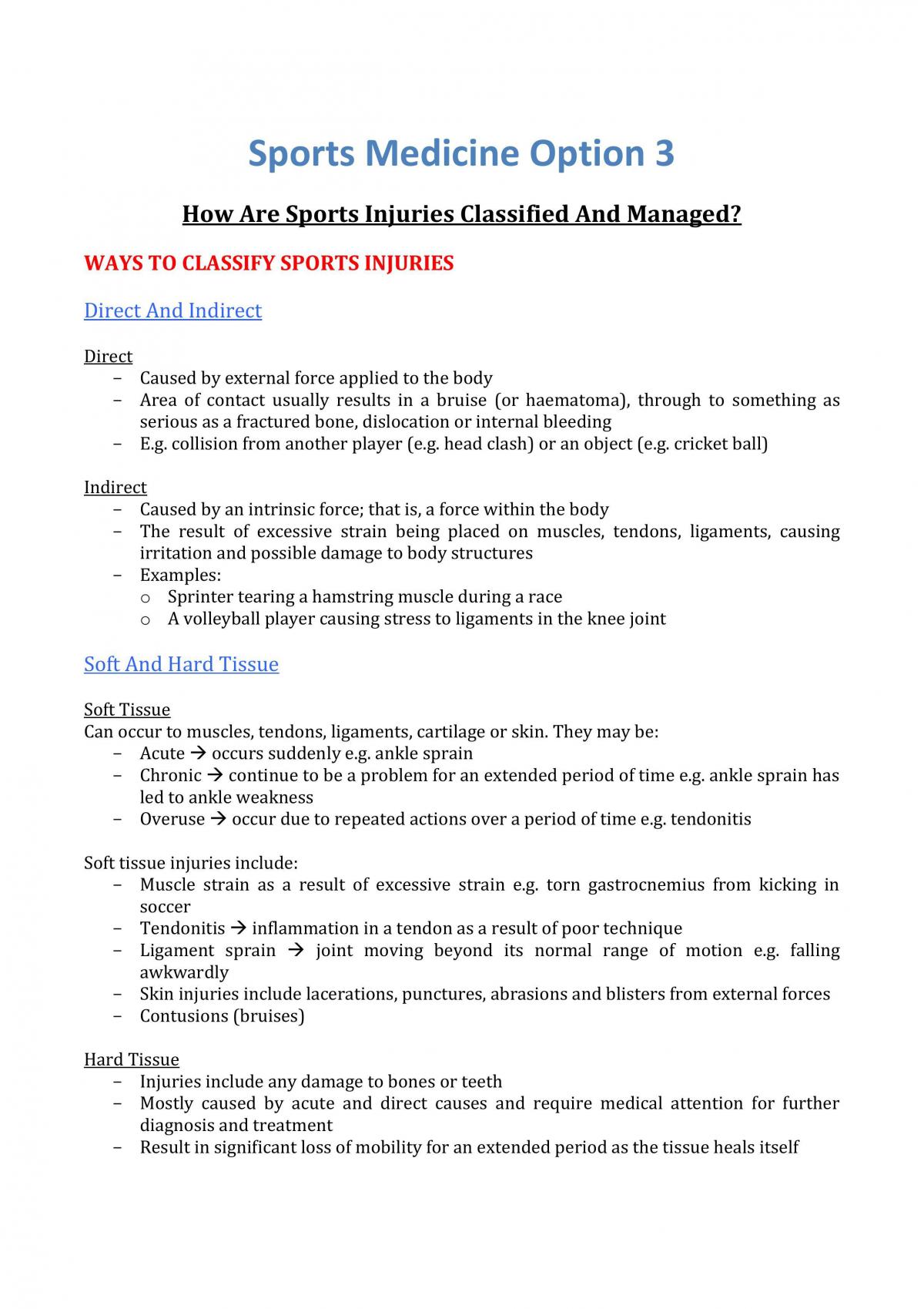 research papers about sports medicine