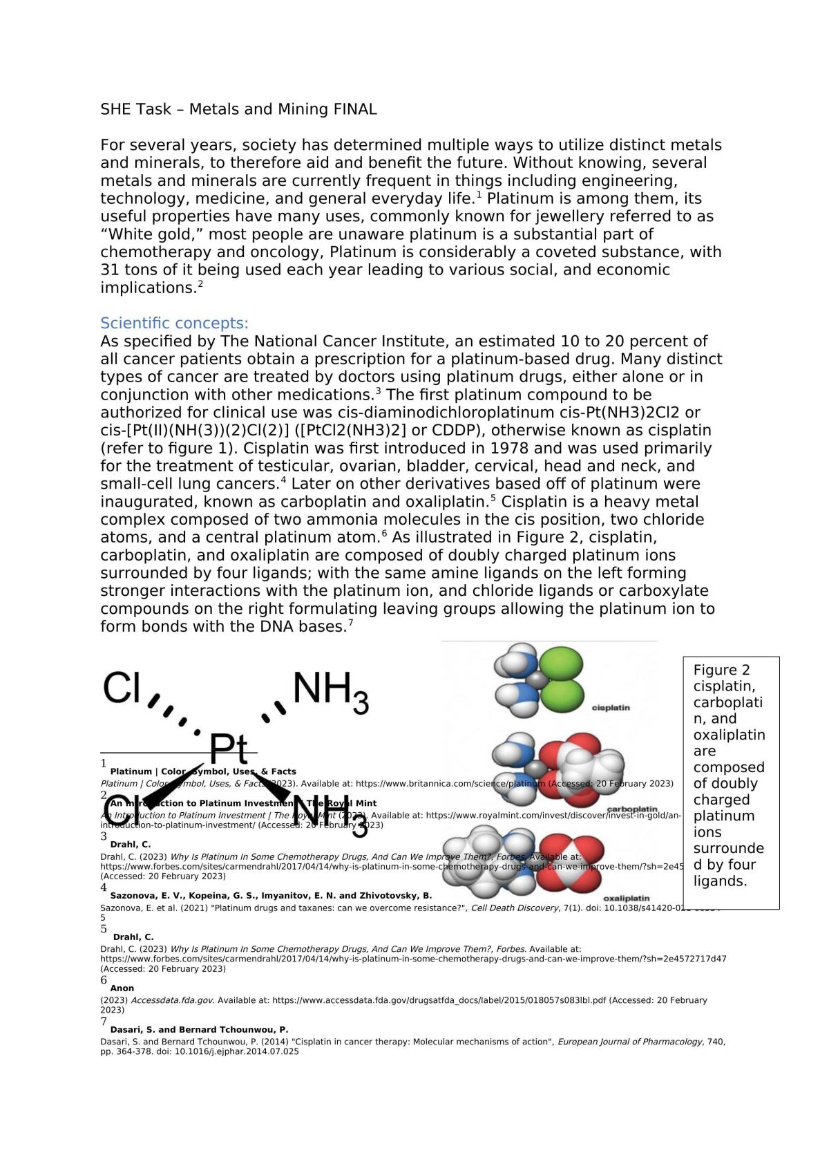 Chemistry Mining and Metals  - Page 1