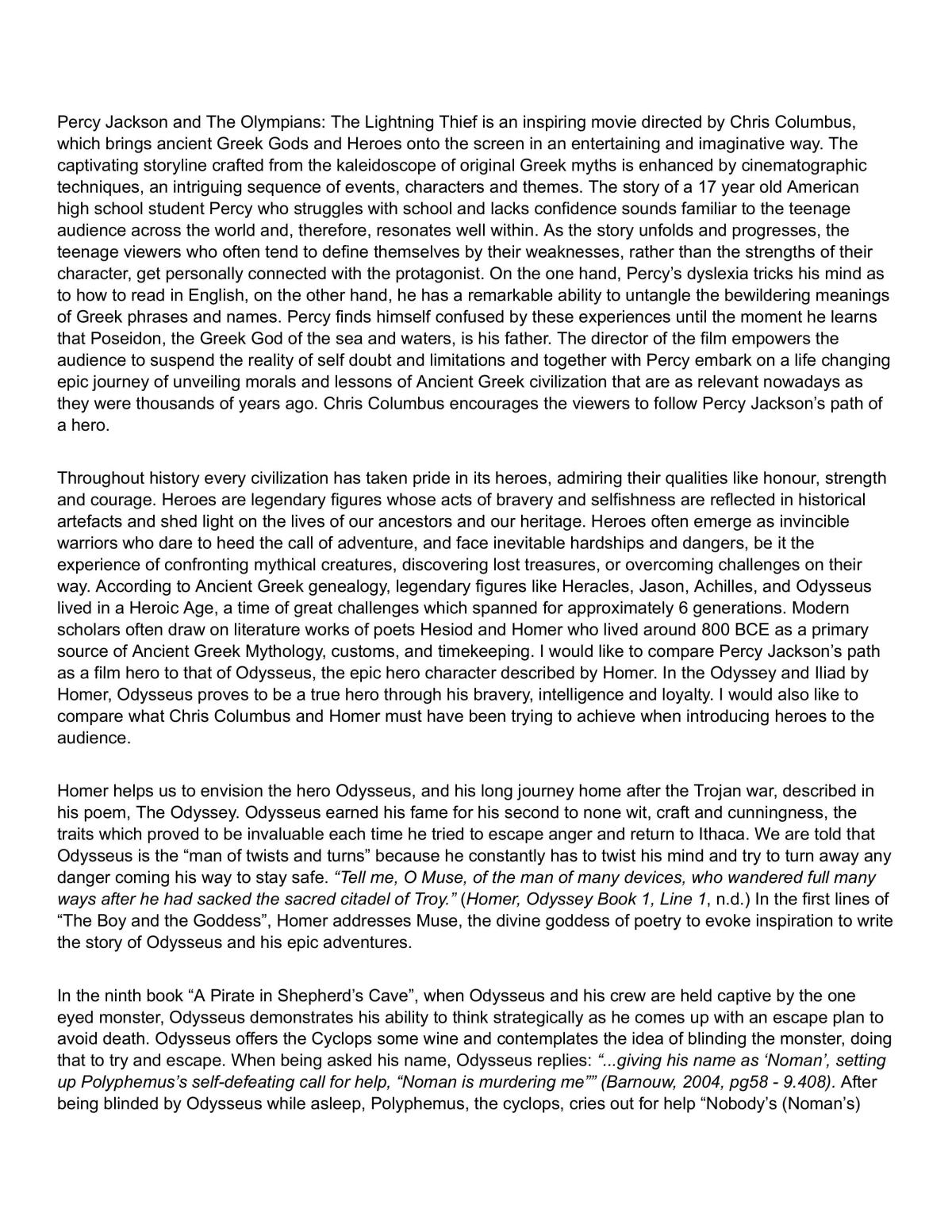 Demonstrate understanding of the relationship between aspects of the classical world and aspects of other cultures - 2.5 Classical Studies  - Page 3