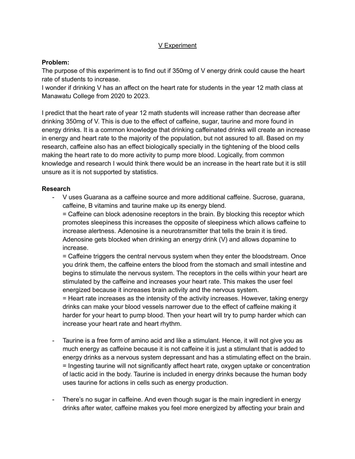 AS91265 - Experiments Excellence - Page 1