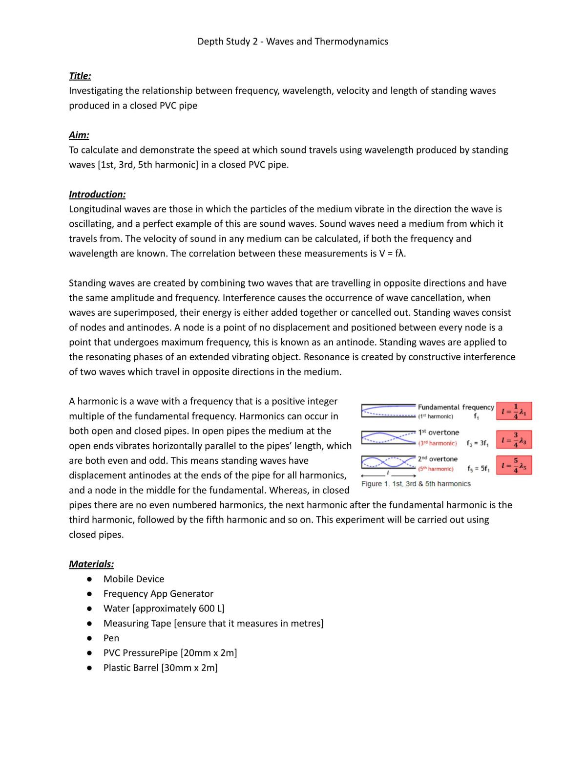 Waves and Thermodynamics - Page 1