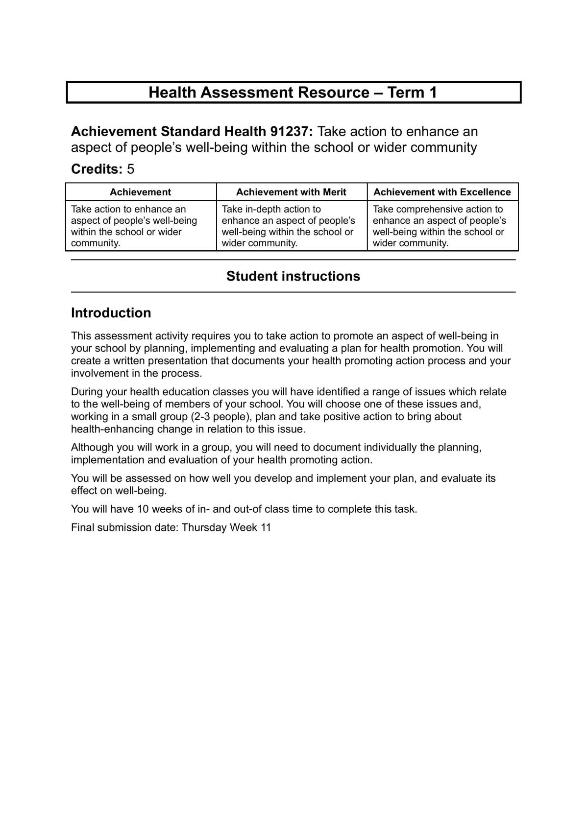 Health Notes - Page 1