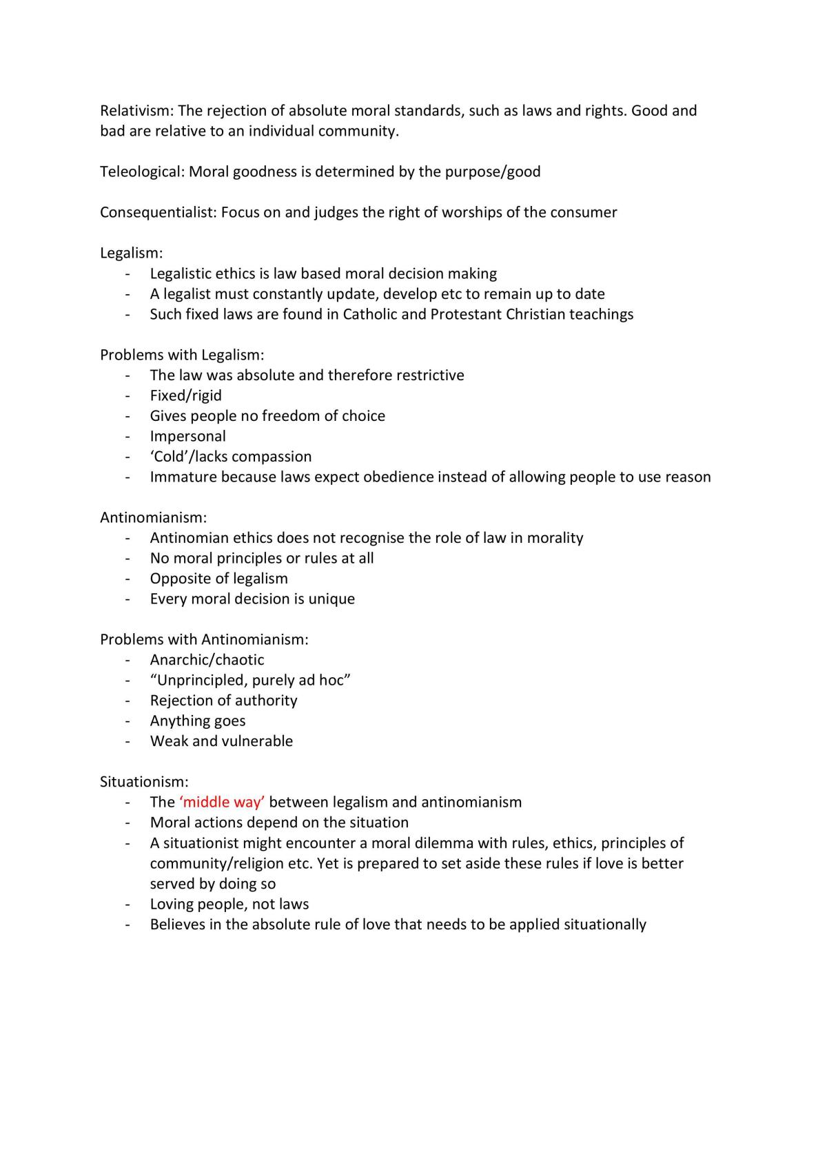 Complete Year 12 Study Notes - Ethics - Page 2