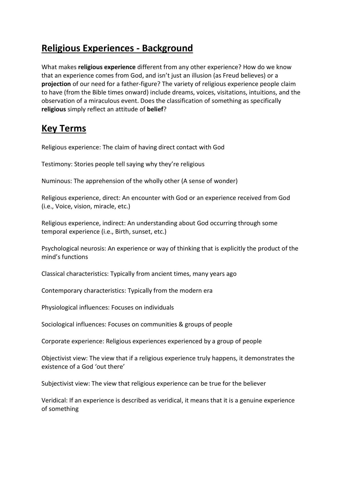 Philosophy End Term Complete Study Notes - Page 1