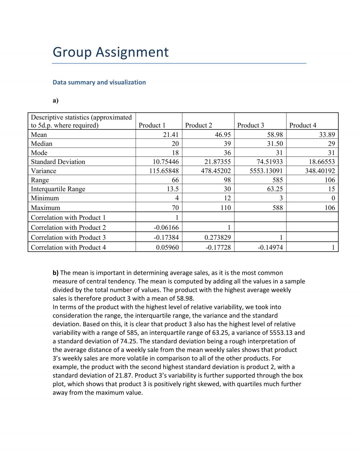 Group Assignment Semester 1 2015 - Page 1