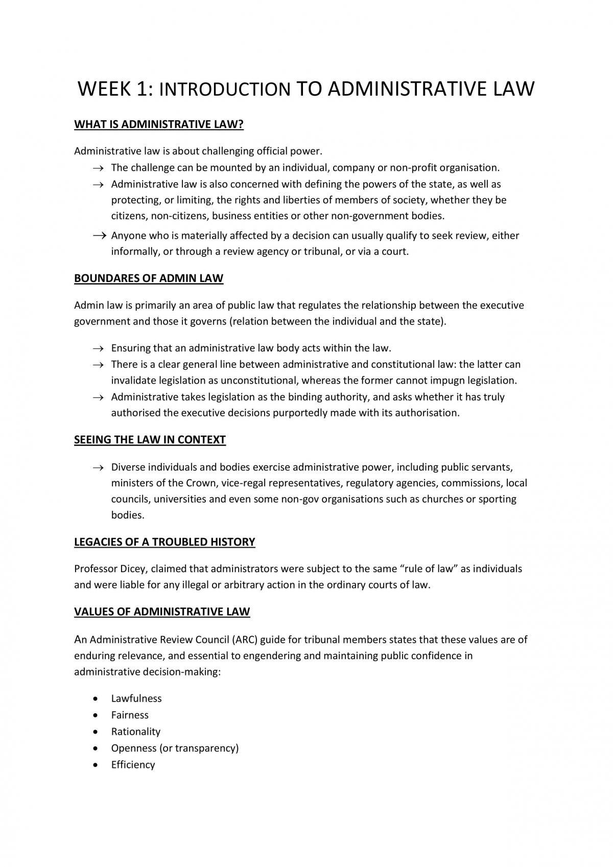 Week 1 Notes - Page 1