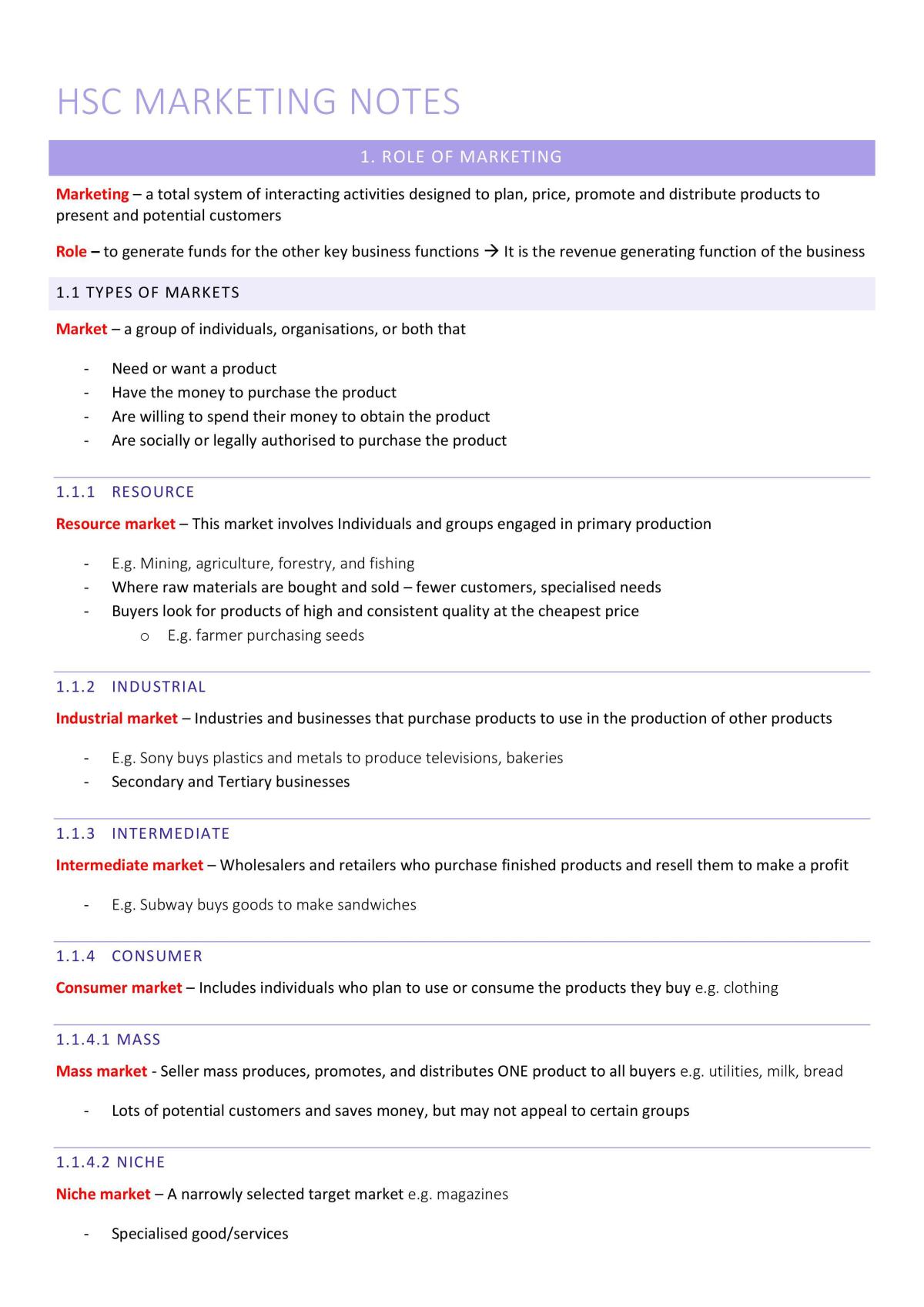 Marketing  - Page 1