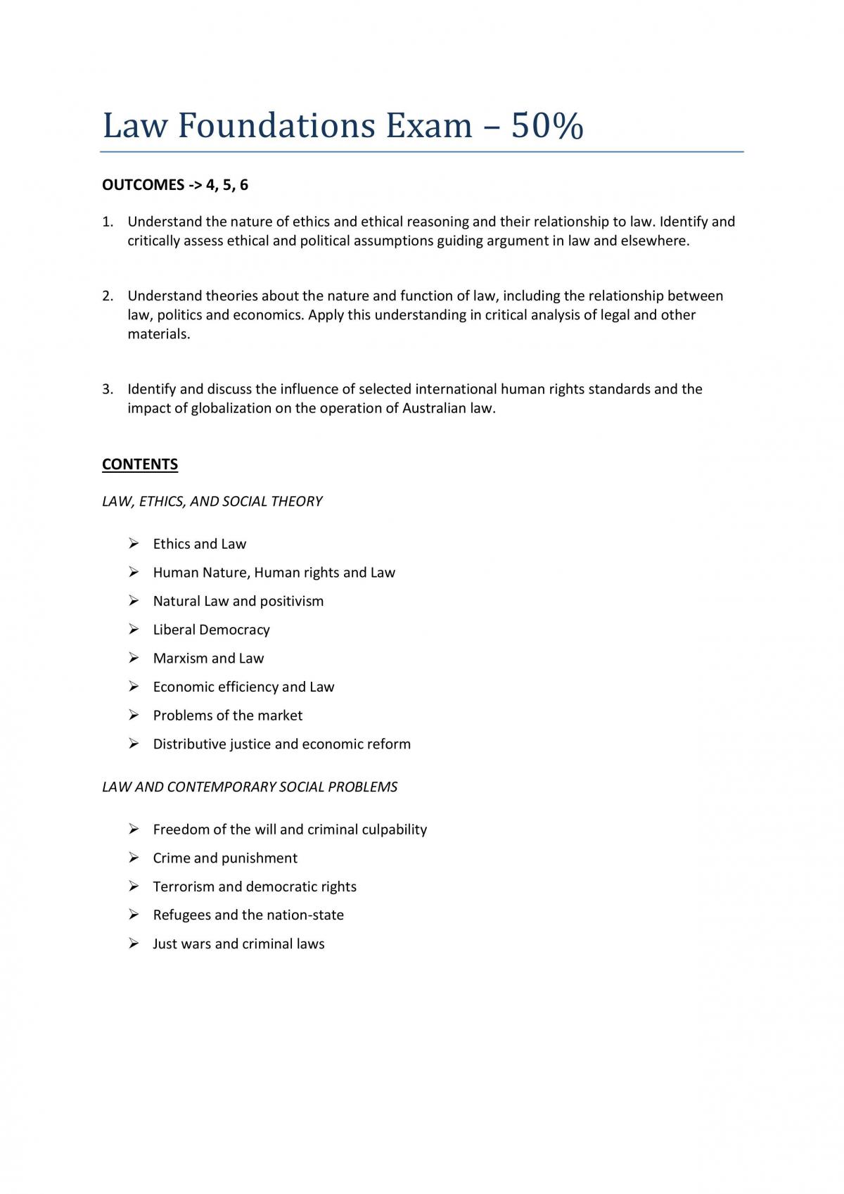 Final Exam Notes - Page 1