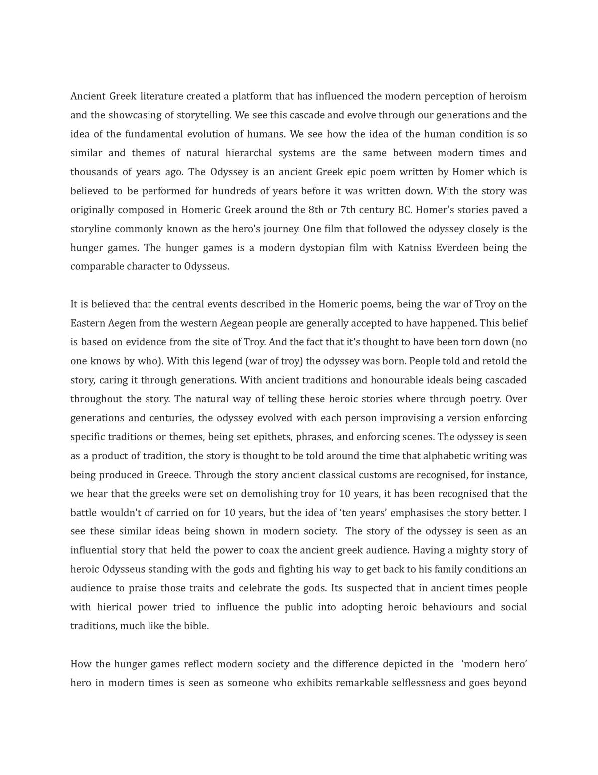 Classical Studies 2.5 - Demonstrate understanding of the relationship between aspects of the classical world and aspects of other cultures - Page 1