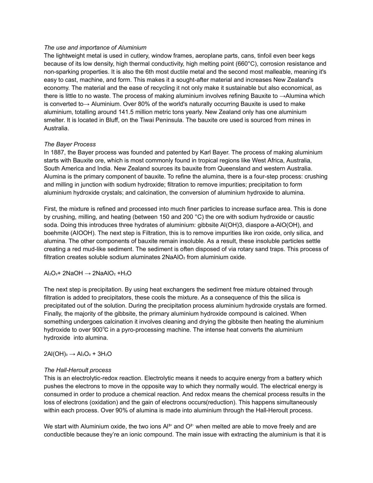 Chemical processes in the world around us - Page 1