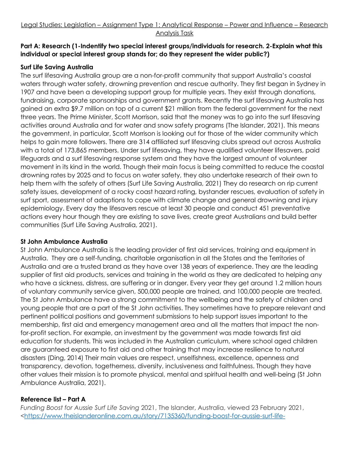 Research task - Page 1