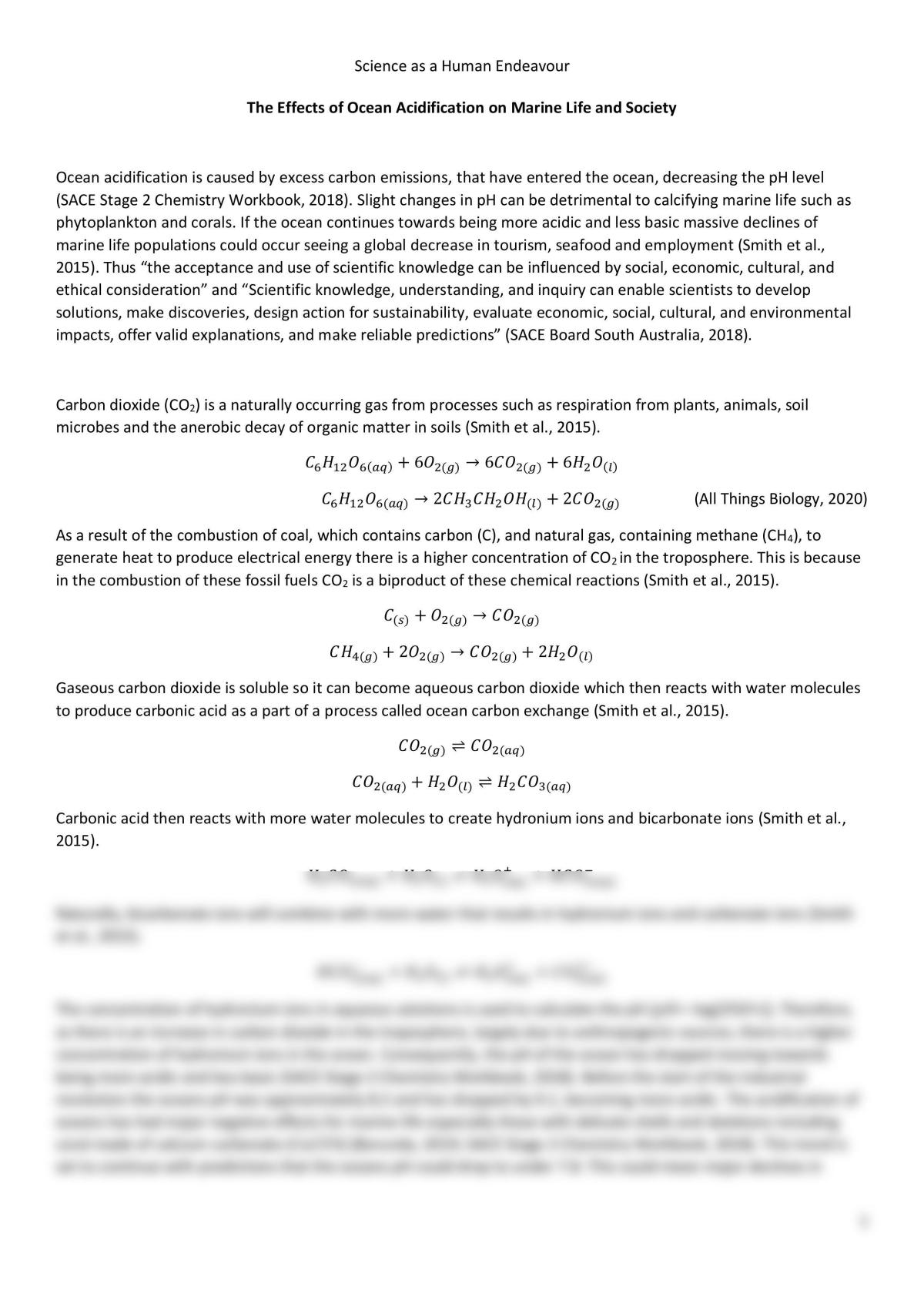Ocean Acidification  - Page 1