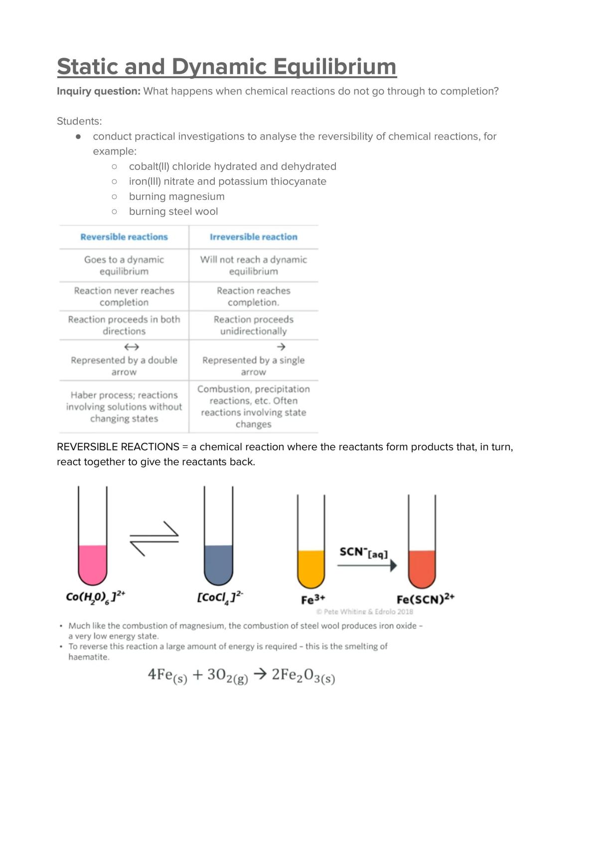Full HSC Chemistry Notes - Page 1